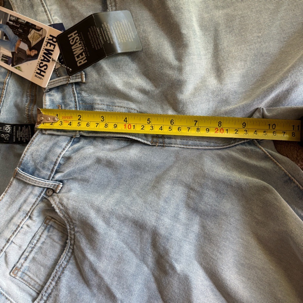 Rewash Antique Vintage Low Rise Baggy Jeans Light Wash Size 9/29 NWT - Picture 8 of 8
